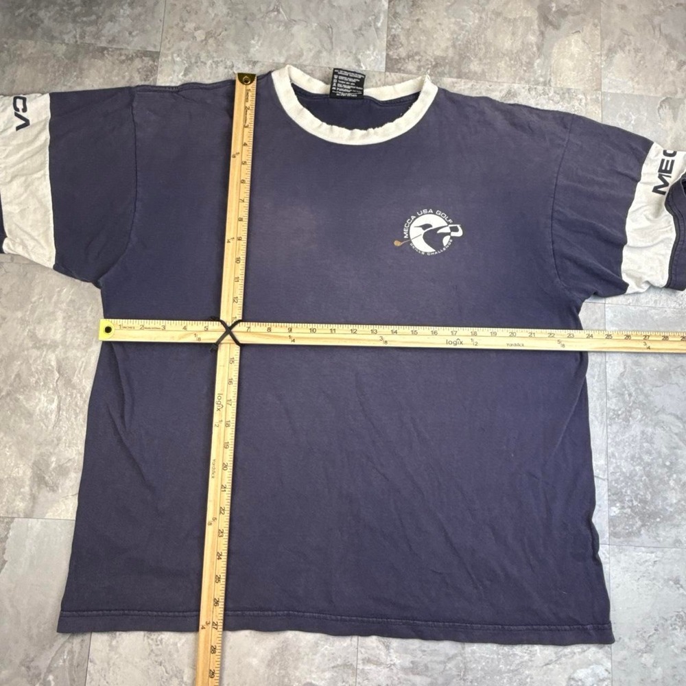 Vintage y2K crazy faded Mecca distressed T shirt size xl - Picture 6 of 8